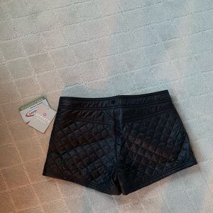 Athleta Toasty Buns Quilted shorts.